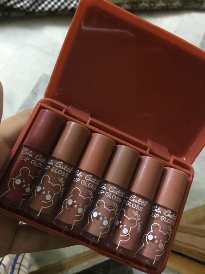 COLOR CASTLE Nude Lip Gloss 6in1 Pack